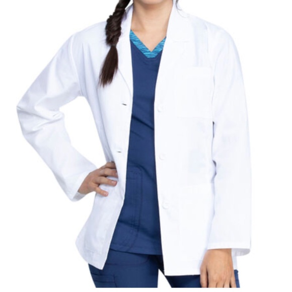 Lab Coat/Scrub/Jacket - White - Size: Medium - Picture 1 of 12